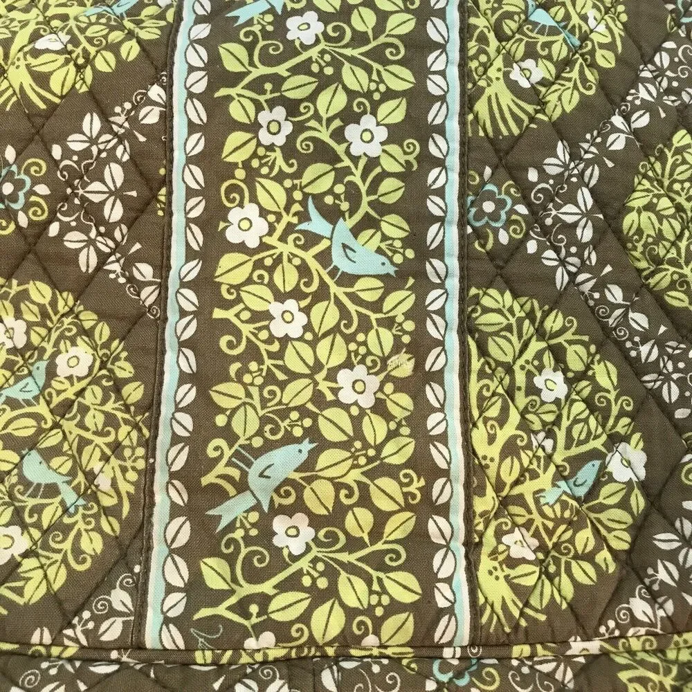 Vera Bradley Sittin' in a Tree Hobo Bag Large Rolled Double Handle Retired Purse